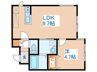 Lien S7の物件間取画像